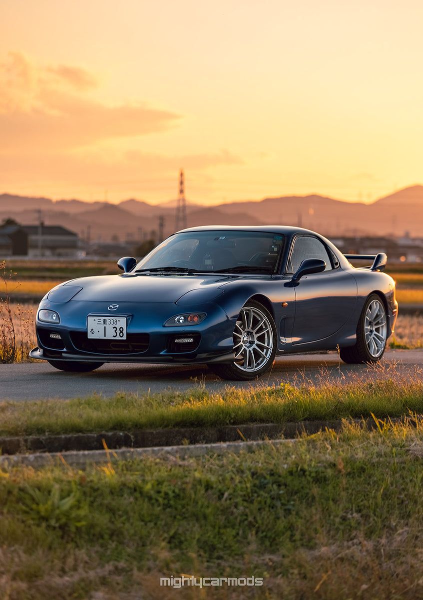847x1200 Mazda FD RX7 Poster