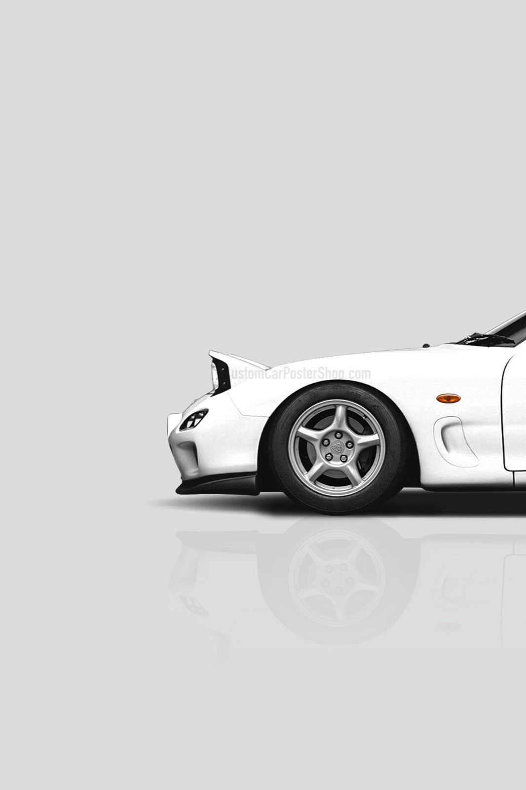 1066x1600 Mazda RX 7 (FD) Inspired Wall Art Colours Car Poster