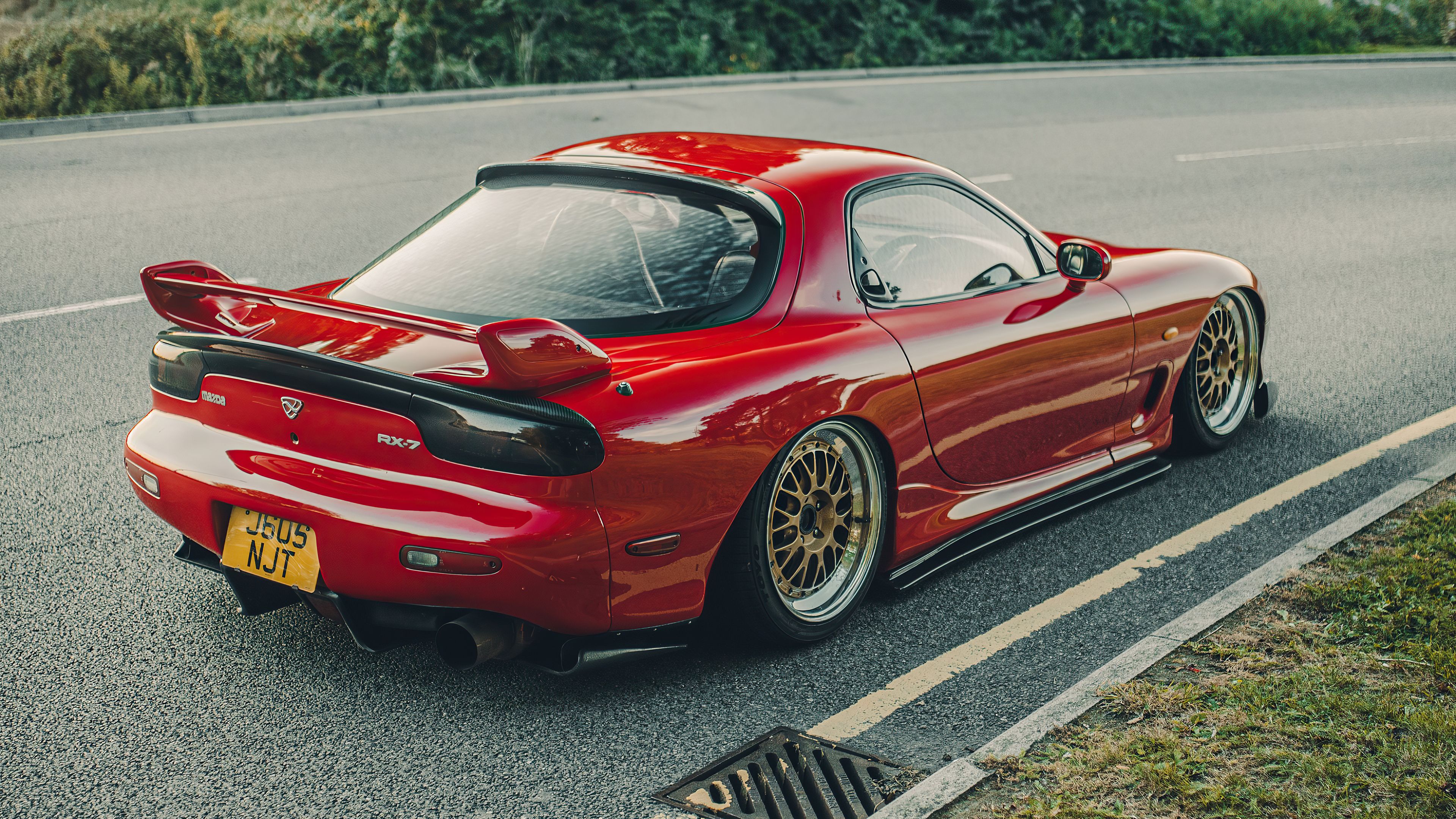 3840x2160 Red Mazda Rx7 Wallpaper, HD Cars Wallpaper, 4k Wallpaper, Image, Background, Photos and Picture