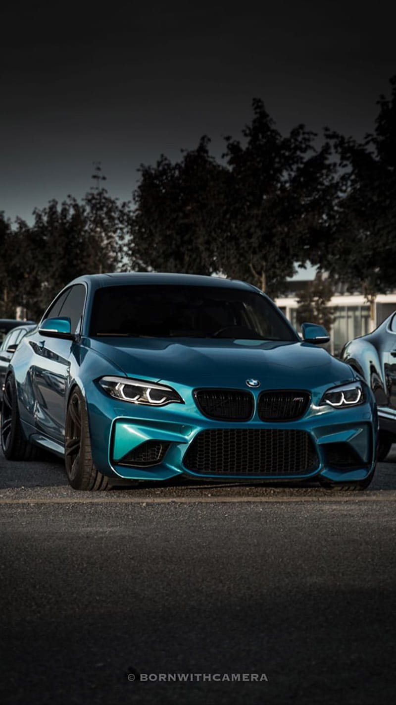 800x1423 BMW M aleman, blue, car, driving, fast, sport, HD phone wallpaper