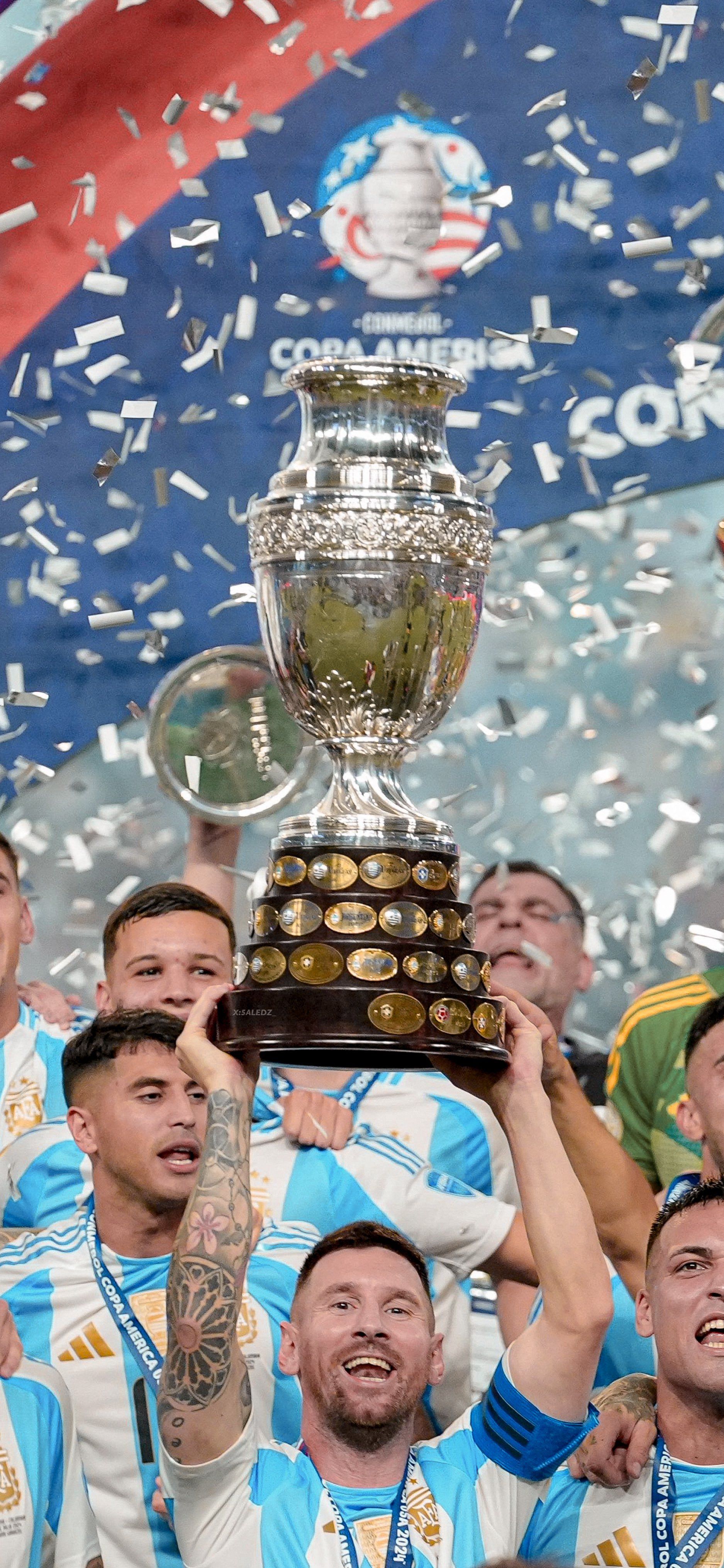 1875x4061 Messi Copa America 2024 Wallpaper