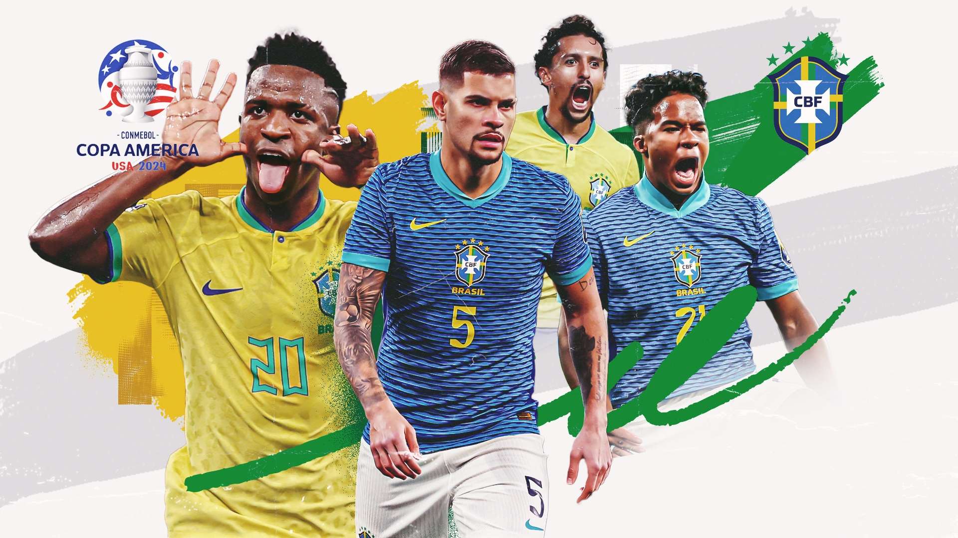 1920x1080 Brazil Copa America 2024 squad: Who Dorival Junior will take to the United States. Goal.com US