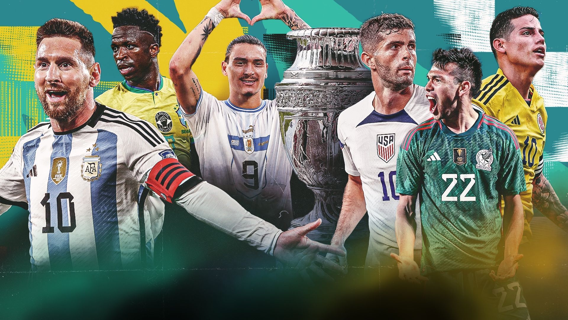 1920x1080 Copa América 2024: Los jugadores que no estarán en el torneo