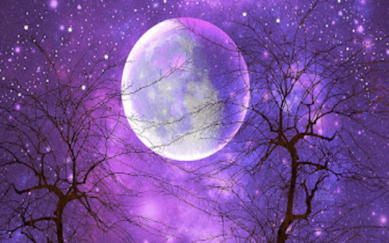 1280x800 purple moon photo Web Store