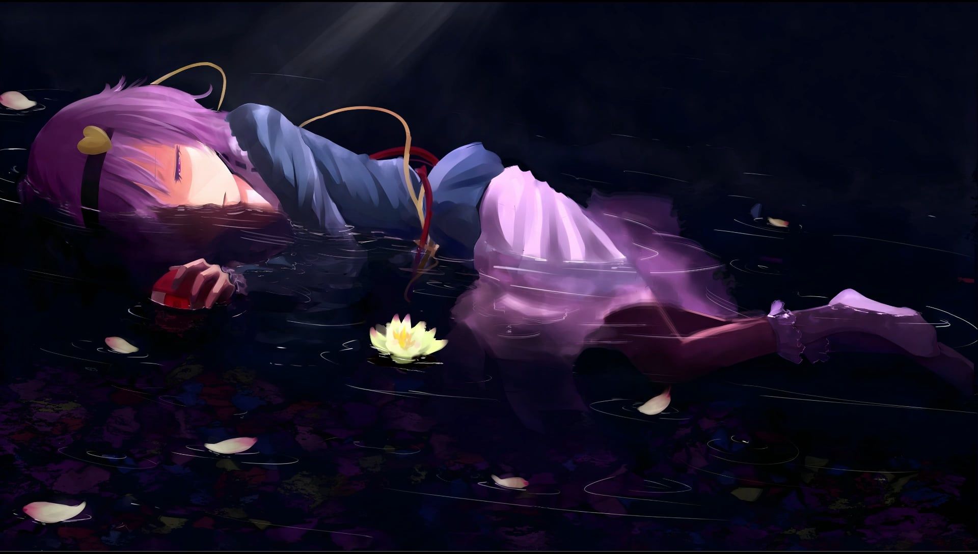 1920x1088 Satori Komeiji Desktop wallpaper (Touhou) [3840x2160] (original animation) link in comments