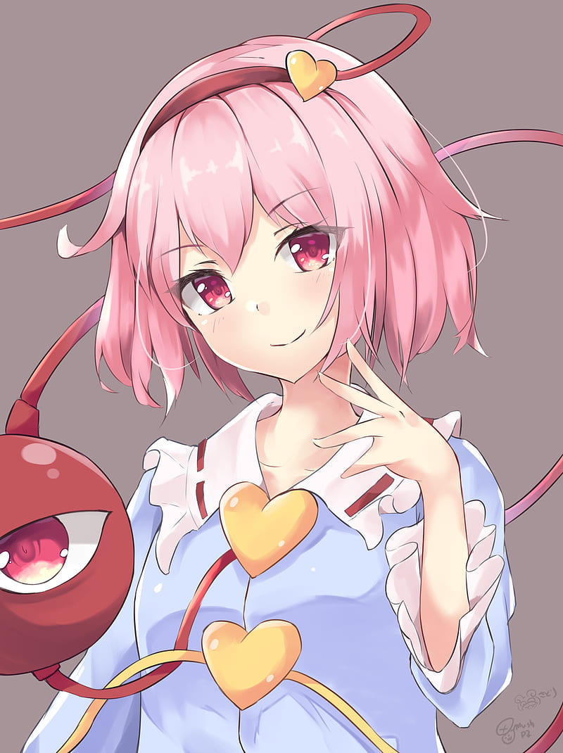 800x1070 Anime, anime girls, artwork, Touhou, Komeiji Satori, HD phone wallpaper