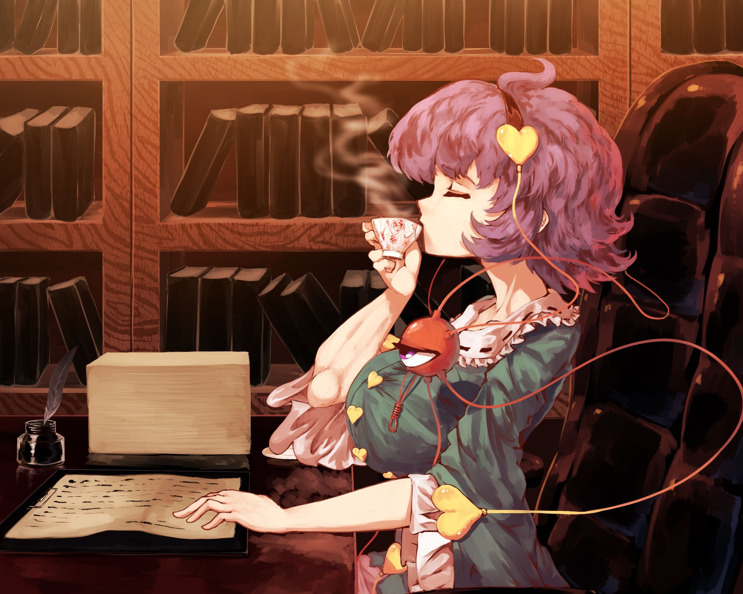 2500x2000 Phone wallpaper: Anime, Touhou, Satori Komeiji 1025920