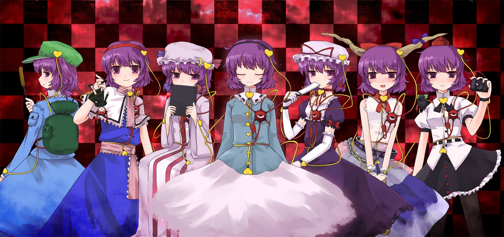 1700x800 touhou komeiji satori cosplay