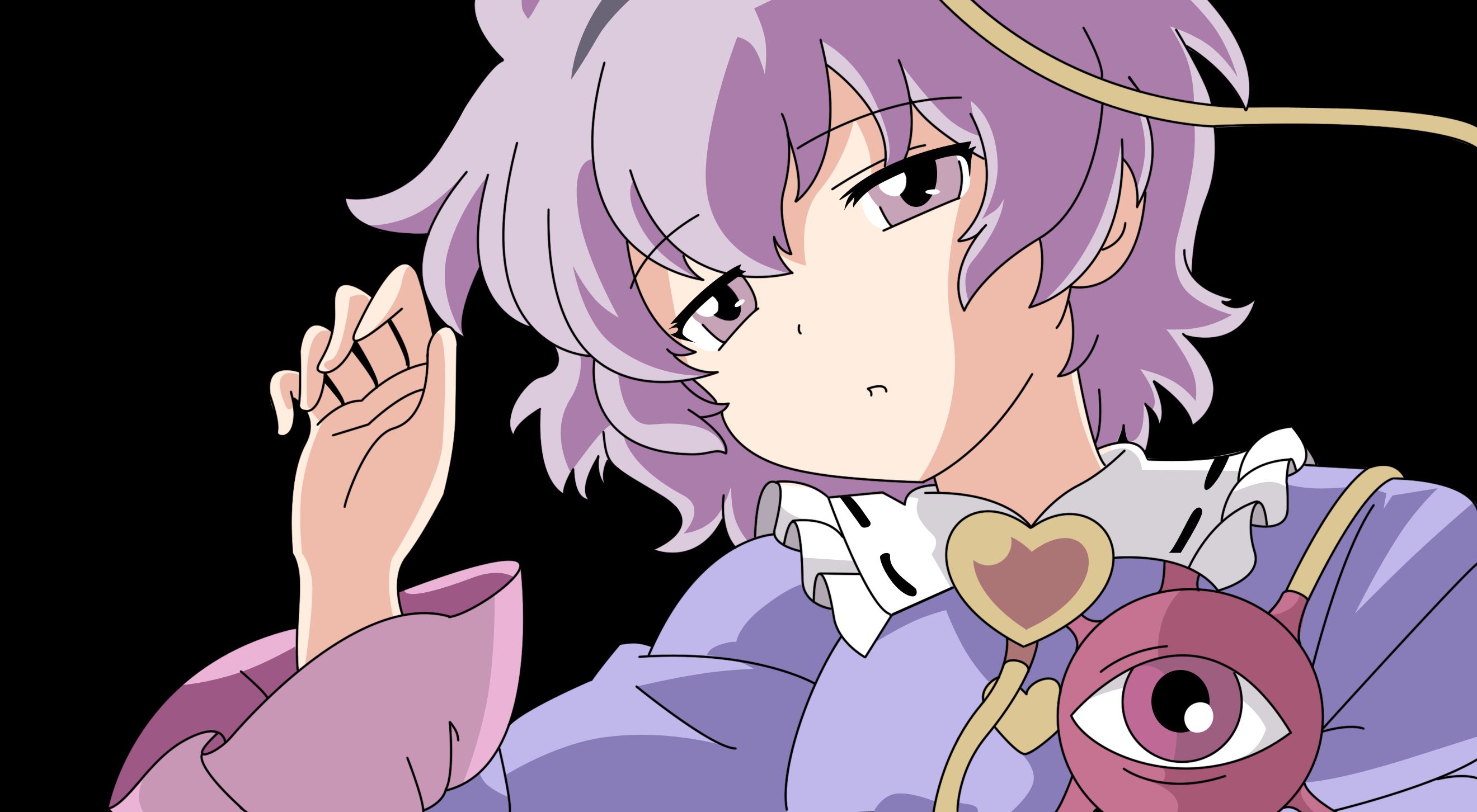 2640x1452 Phone wallpaper: Anime, Touhou, Satori Komeiji 791848