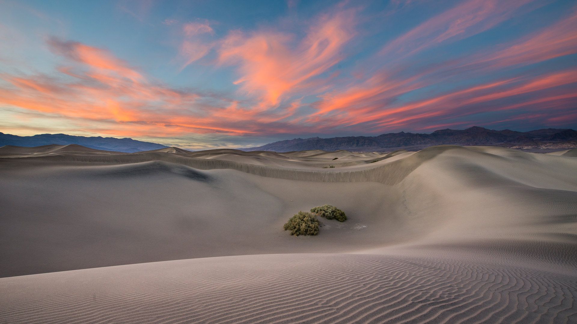 1920x1080 Bing image: Mesquite Flat Sand Dunes in Death Valley National Park, United States Wallpaper Gallery