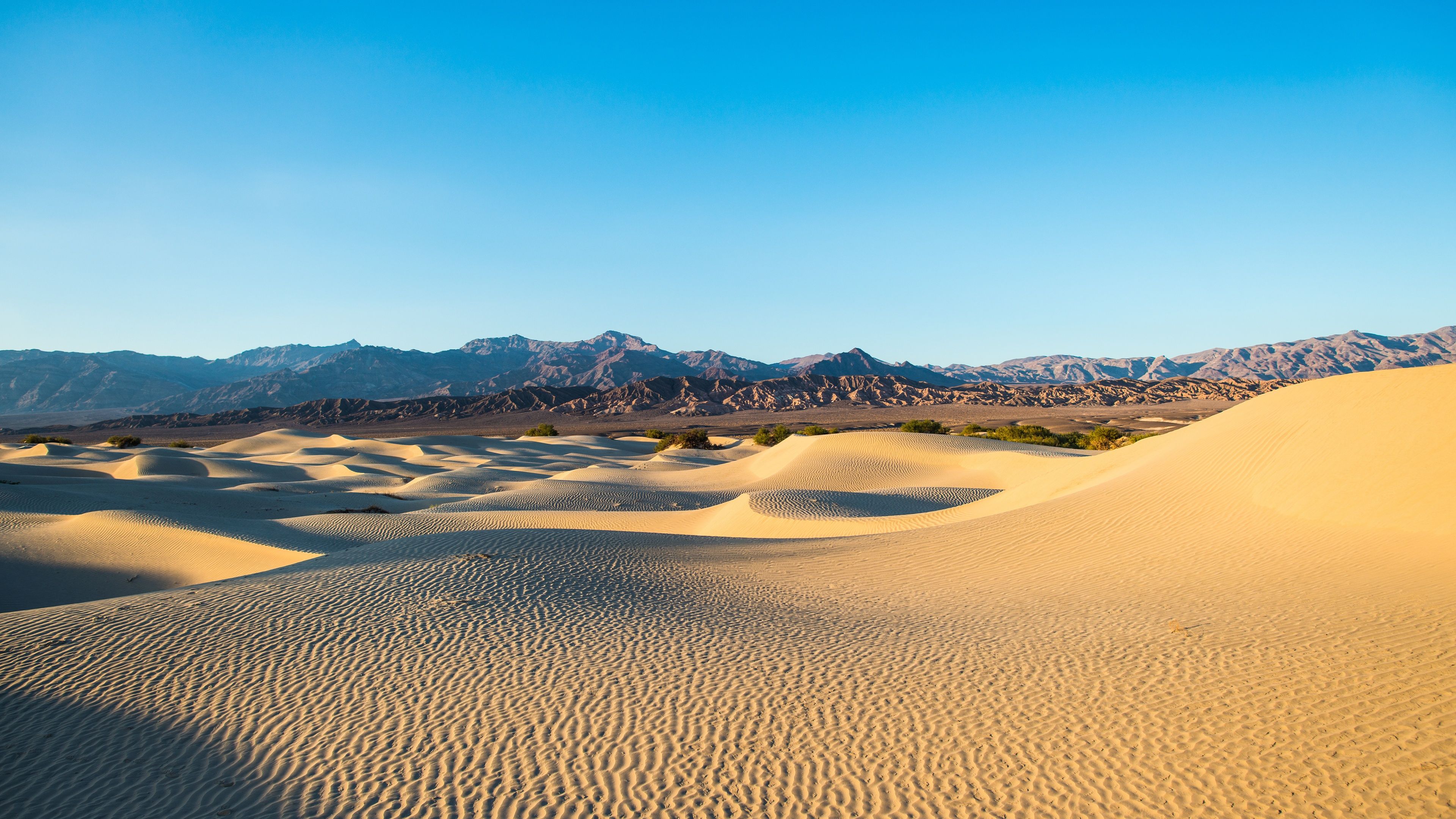 3840x2160 Death Valley Wallpaper 4K, Dessert, California, Sand Dunes