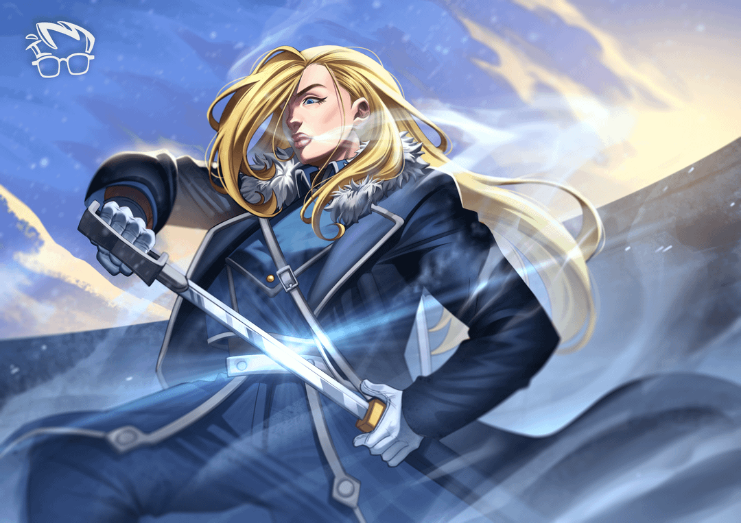 1080x763 Olivier Mira Armstrong fanart by me!! :DD