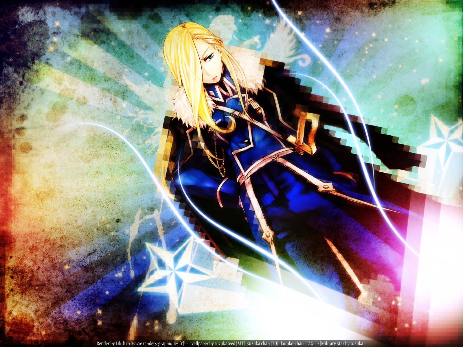 1600x1200 Download Olivier Mira Armstrong Anime Fullmetal Alchemist Wallpaperx1200