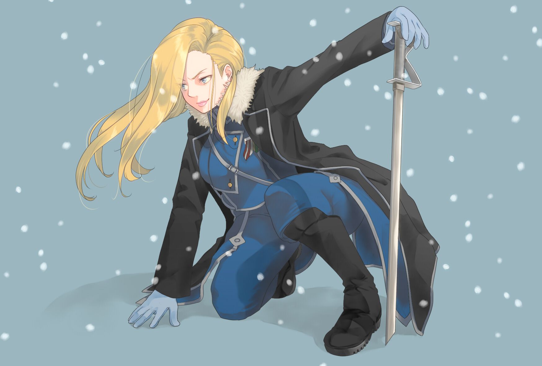 1748x1181 Olivier Mira Armstrong Alchemist Anime Image Board