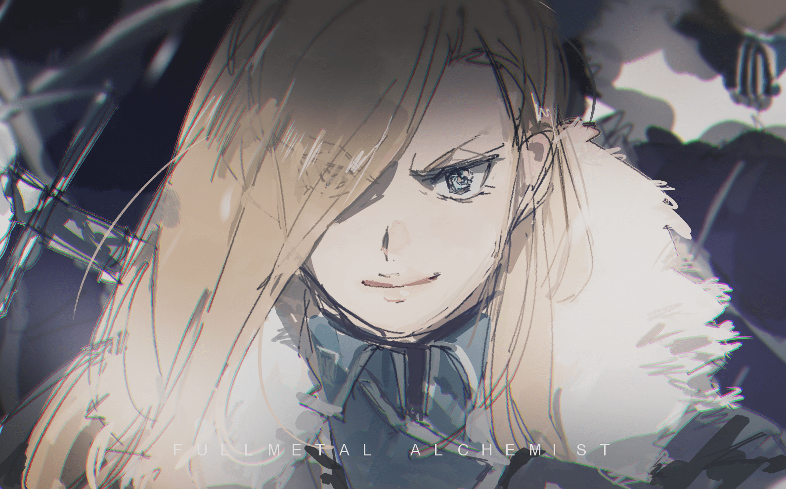 1590x990 Olivier Mira Armstrong Alchemist by ctznk1 Anime Image Board