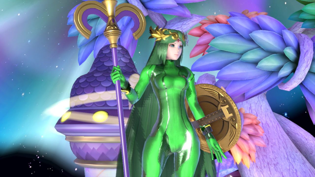 1280x720 Zero Suit Palutena Mod for Super Smash Bros. Ultimate