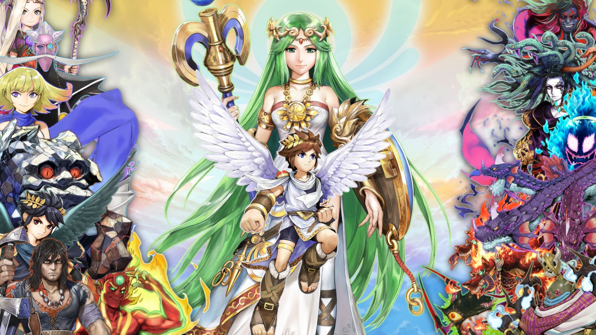 2400x1350 Palutena (Kid Icarus) Phone Wallpaper: Free 4K & HD Downloads