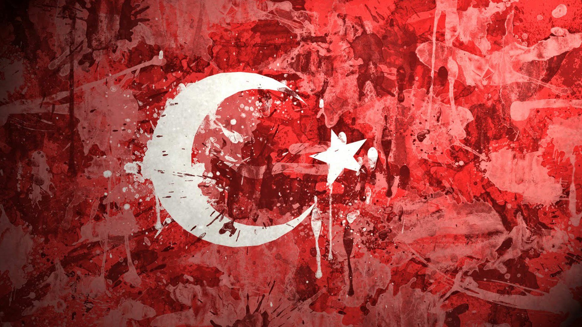 1920x1080 4K Ultra HD Turkish Flag Artworkx2160