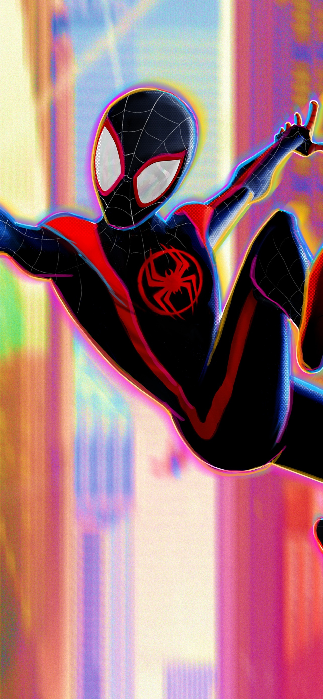 1284x2778 Miles Morales Spiderman Animation Movies Spiderverse