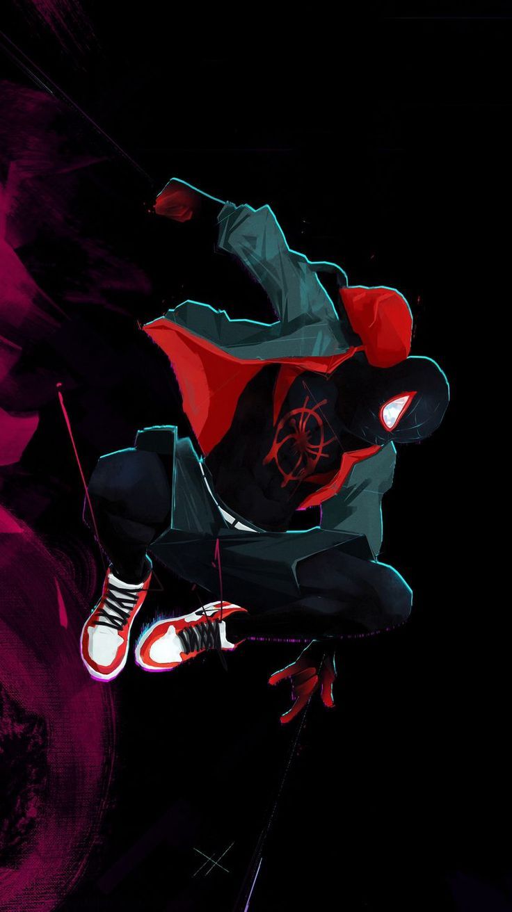 736x1312 Miles Morales Wallpaper. iPhone Wallpaper. Mobile Wallpaper. Spider Man Vector