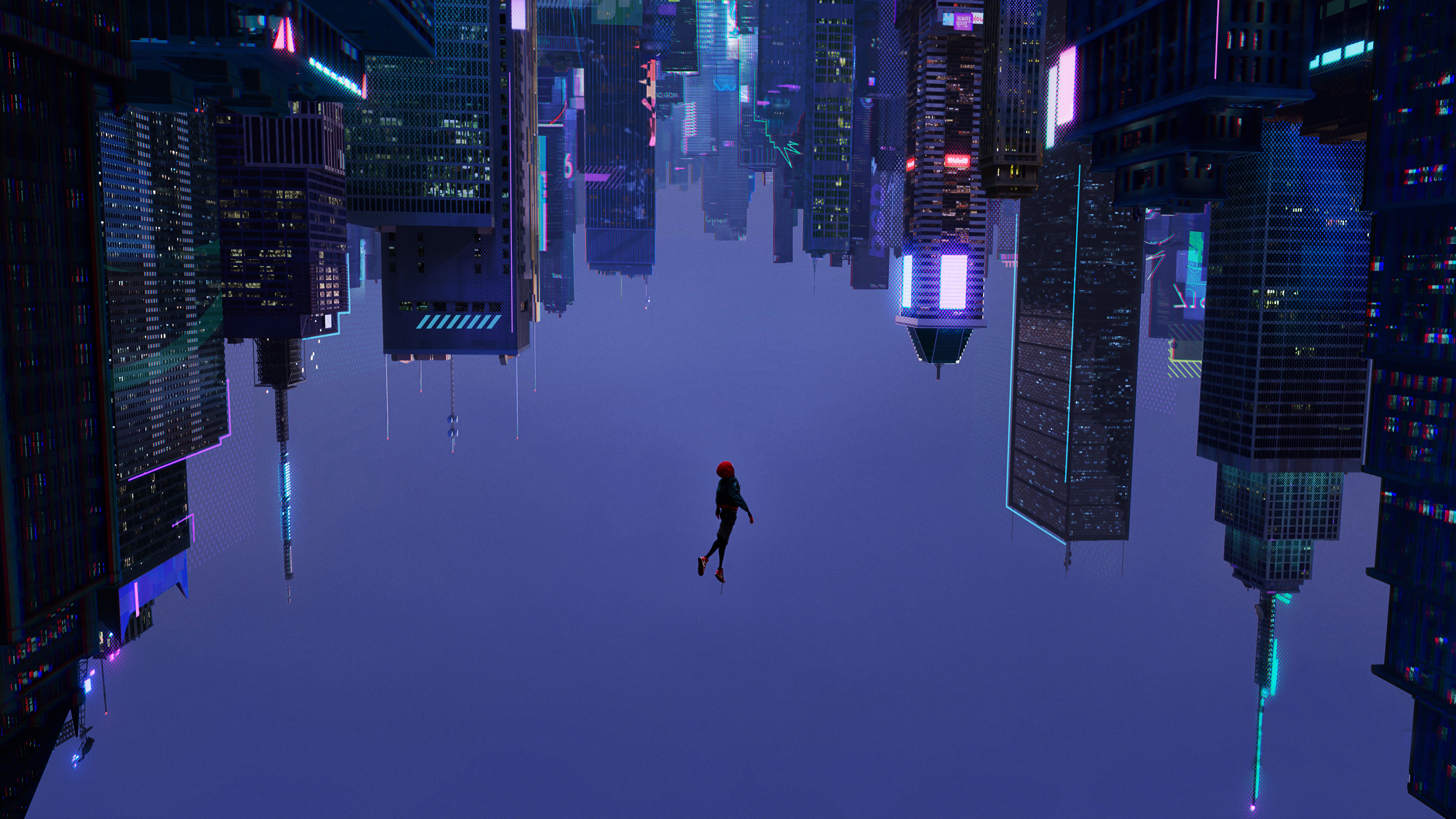 7680x4320 Spiderman Miles Leap of Faith