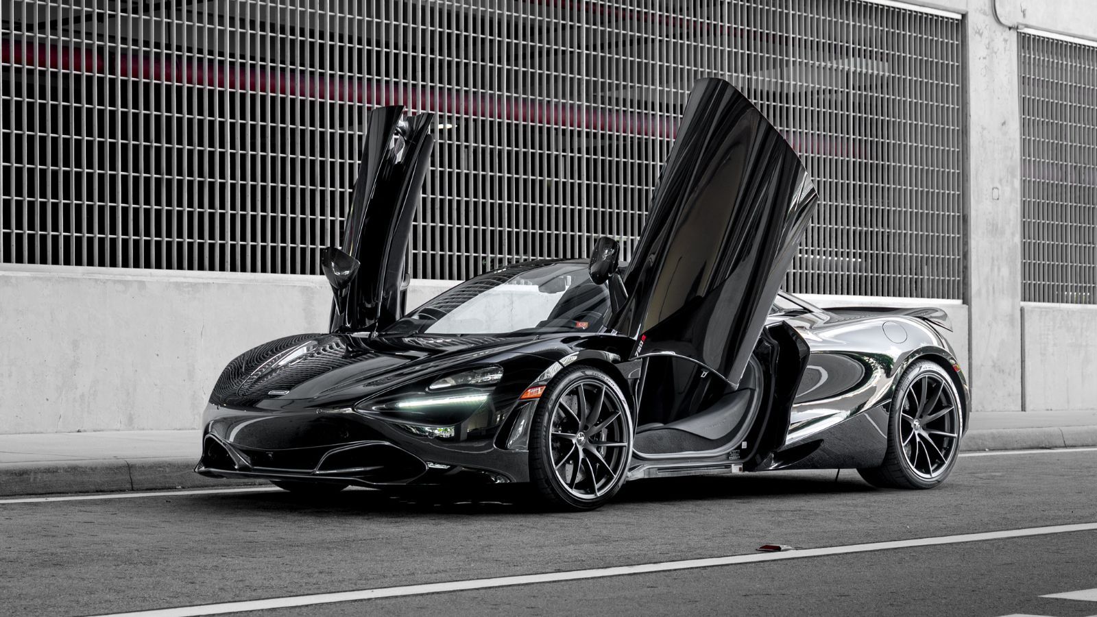 1600x900 Black McLaren 720S Spider Rental Miami. Prestige Luxury Rentals