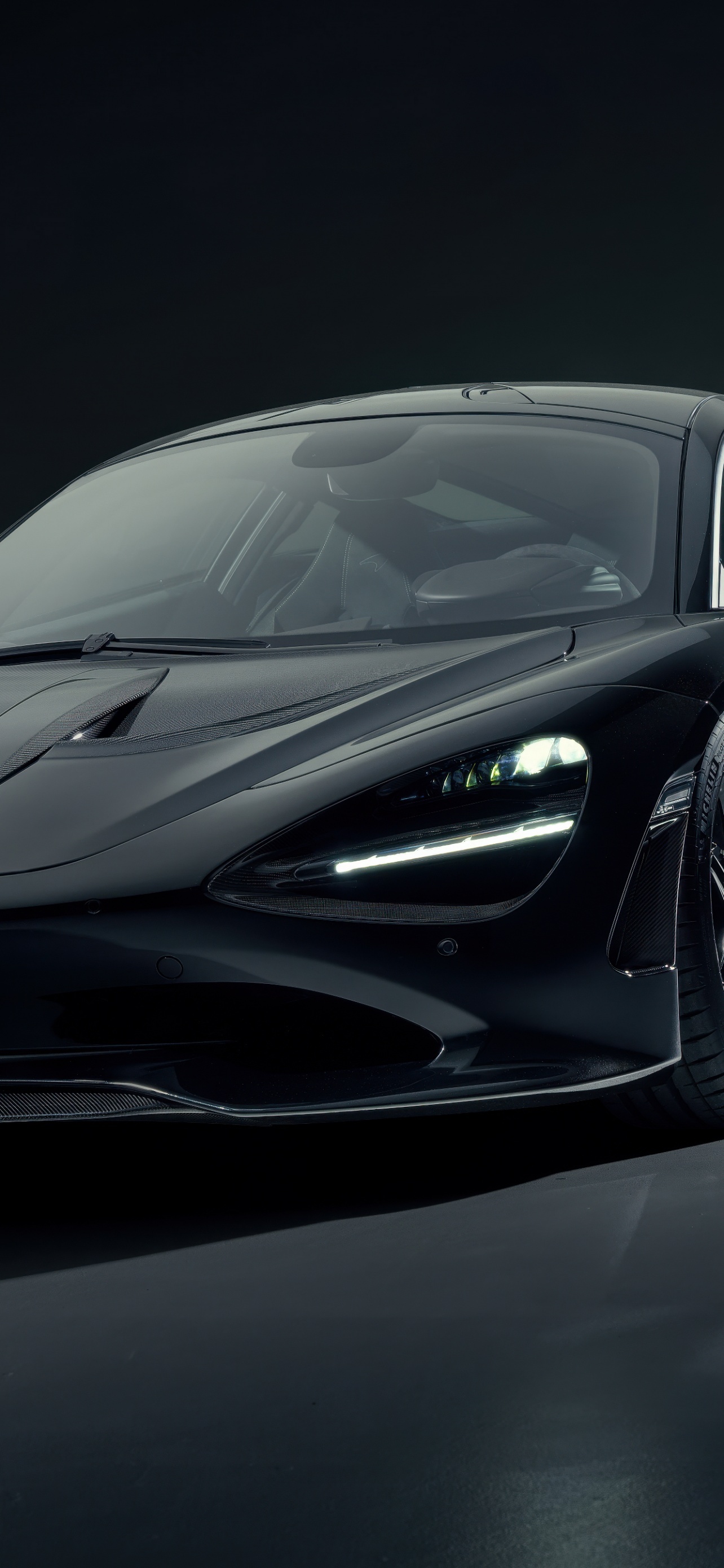 1284x2778 Most Popular Novitec Mclaren Black Supercars Wallpaper