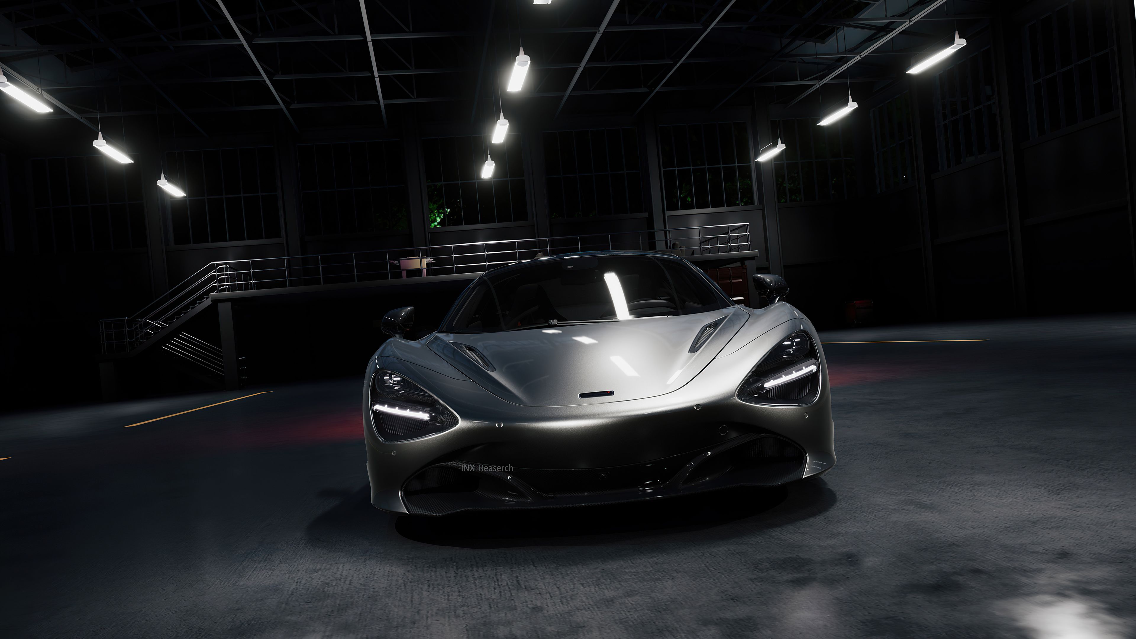 3840x2160 Black McLaren Wallpaper