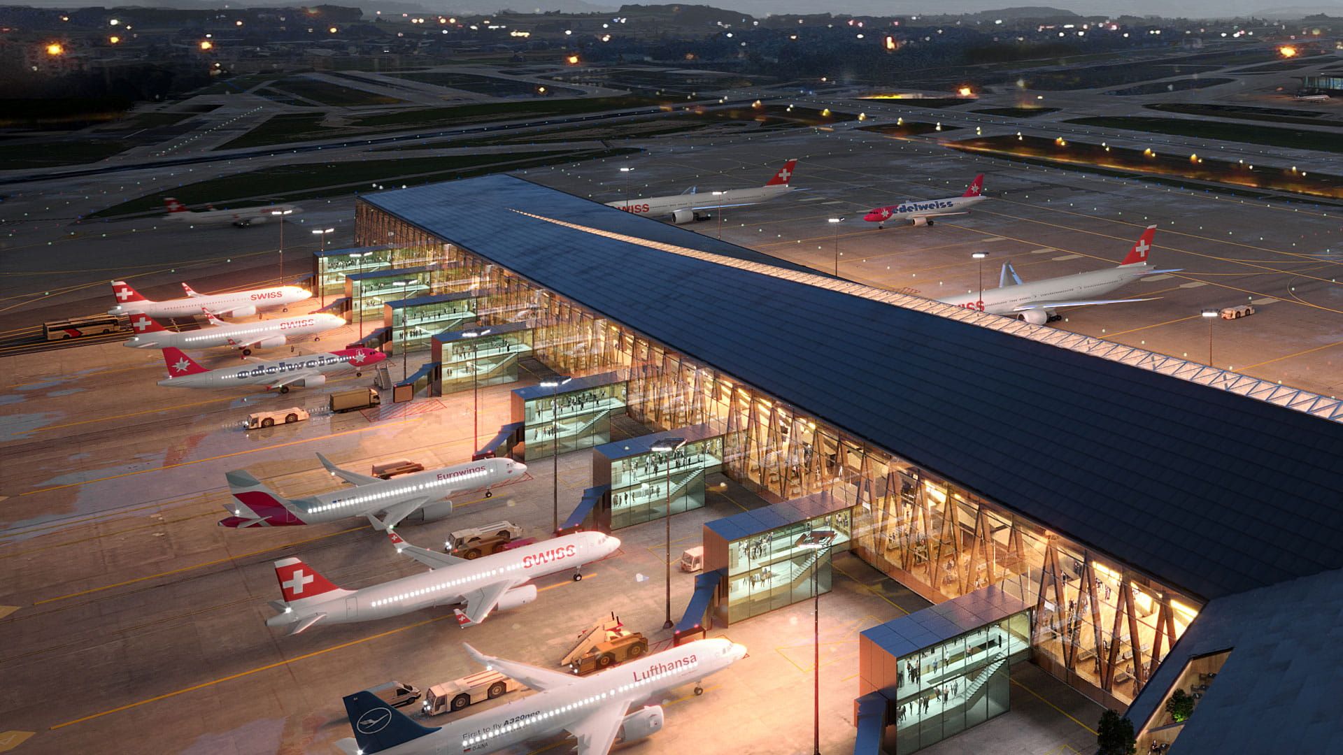 1920x1080 NACO part of winning design team for Zurich Airport Dock A