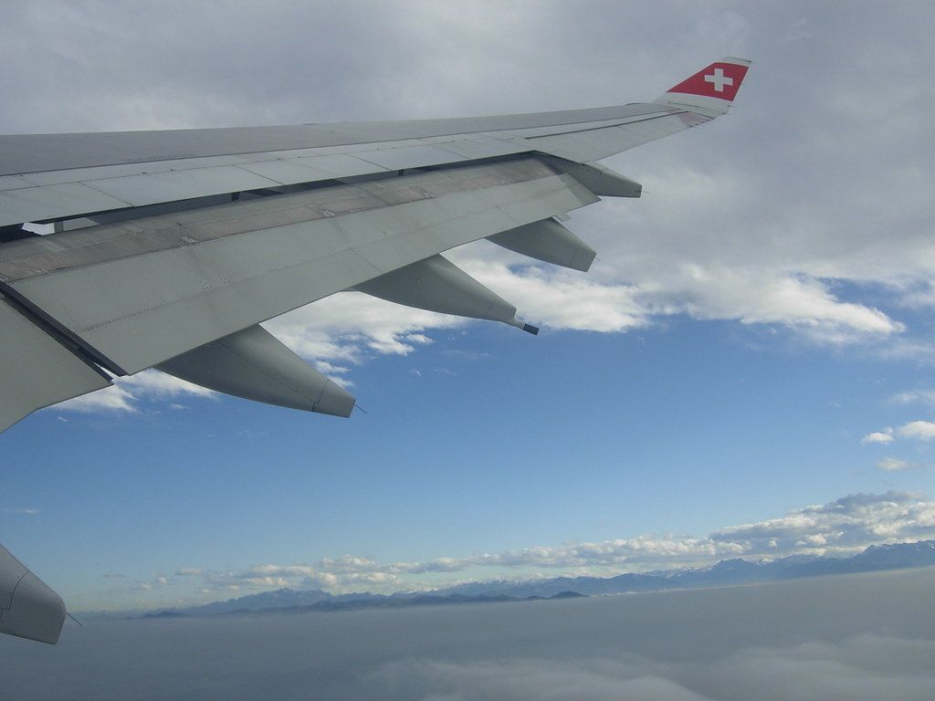 1024x768 The Swiss Alps After Take Off In Zurich. A Little View Into