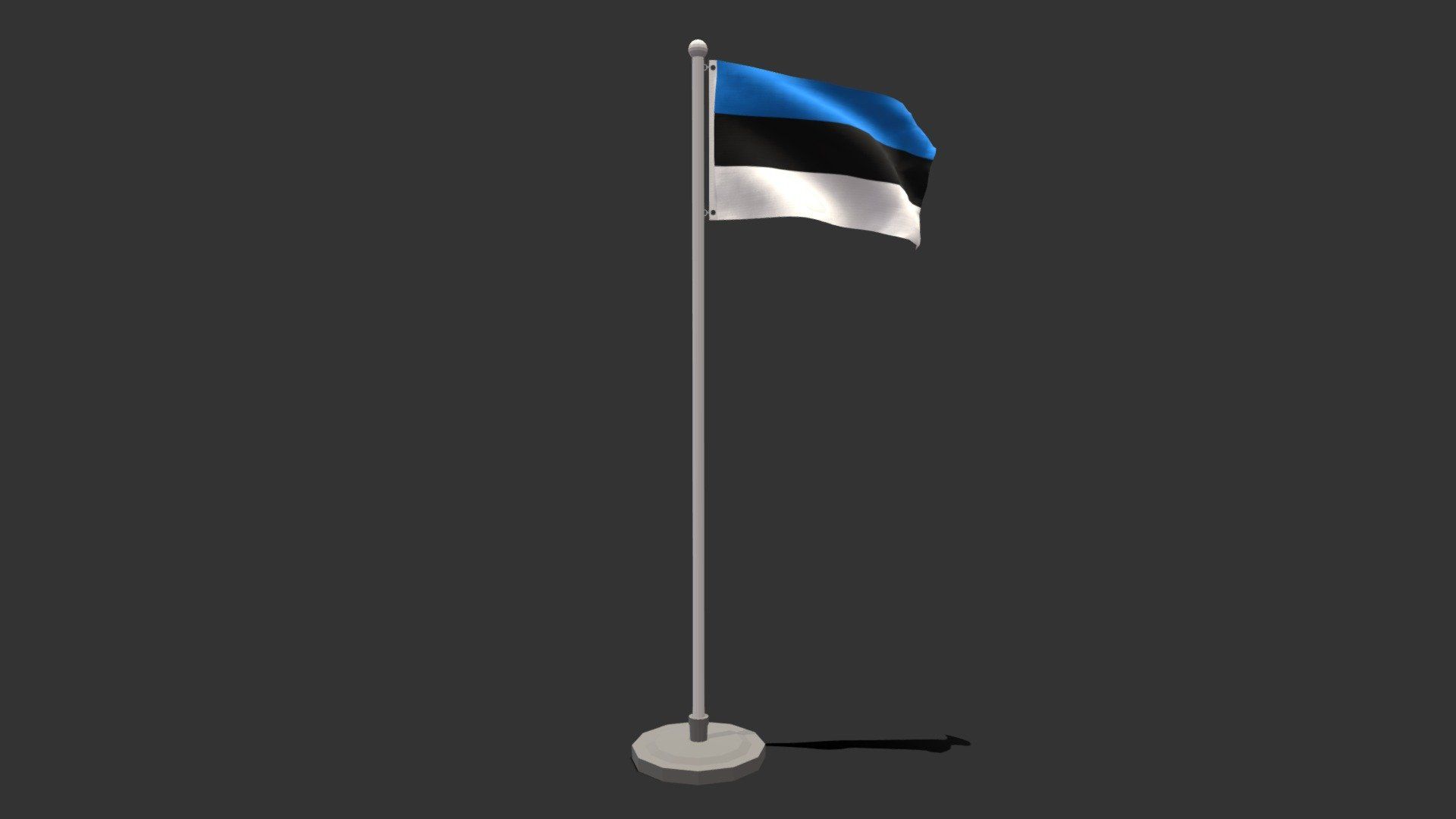 1920x1080 Seamless Animated Estonia Flag model by chroma3D [346177b]