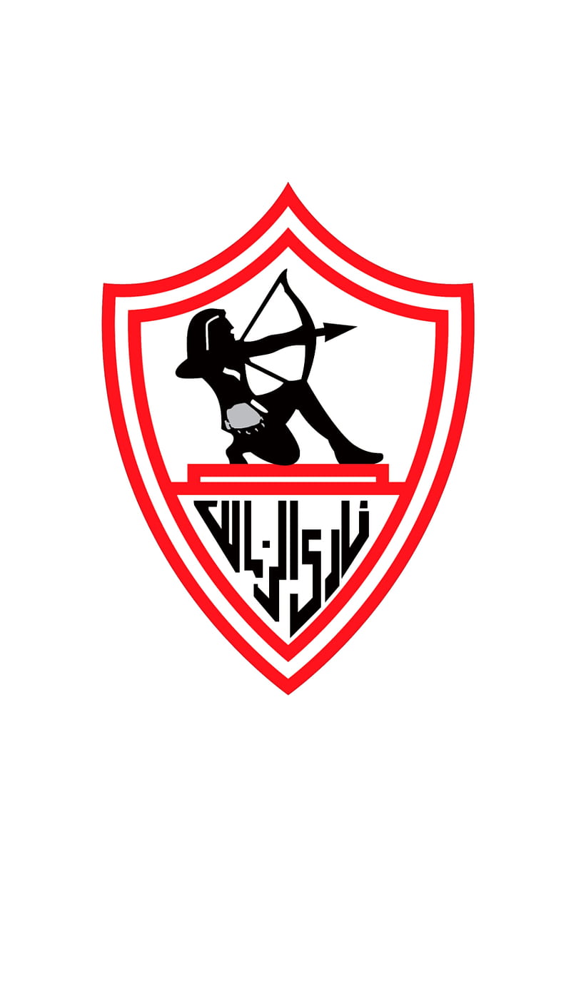 800x1410 Zamalek, logo, zamalek sc, HD phone wallpaper