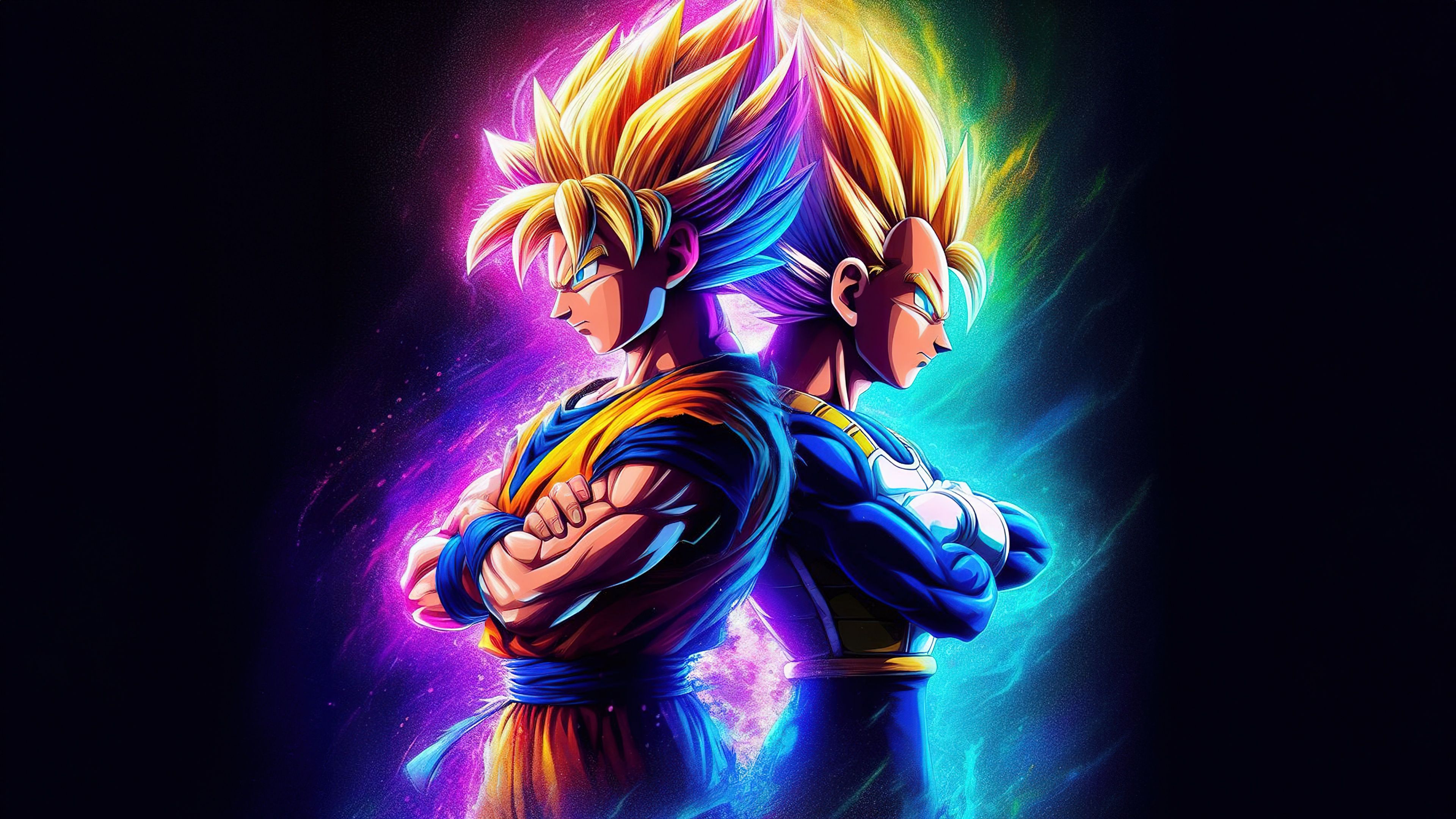 3840x2160 Goku Wallpaper 4K, Vegeta, Dragon Ball Z, 5K