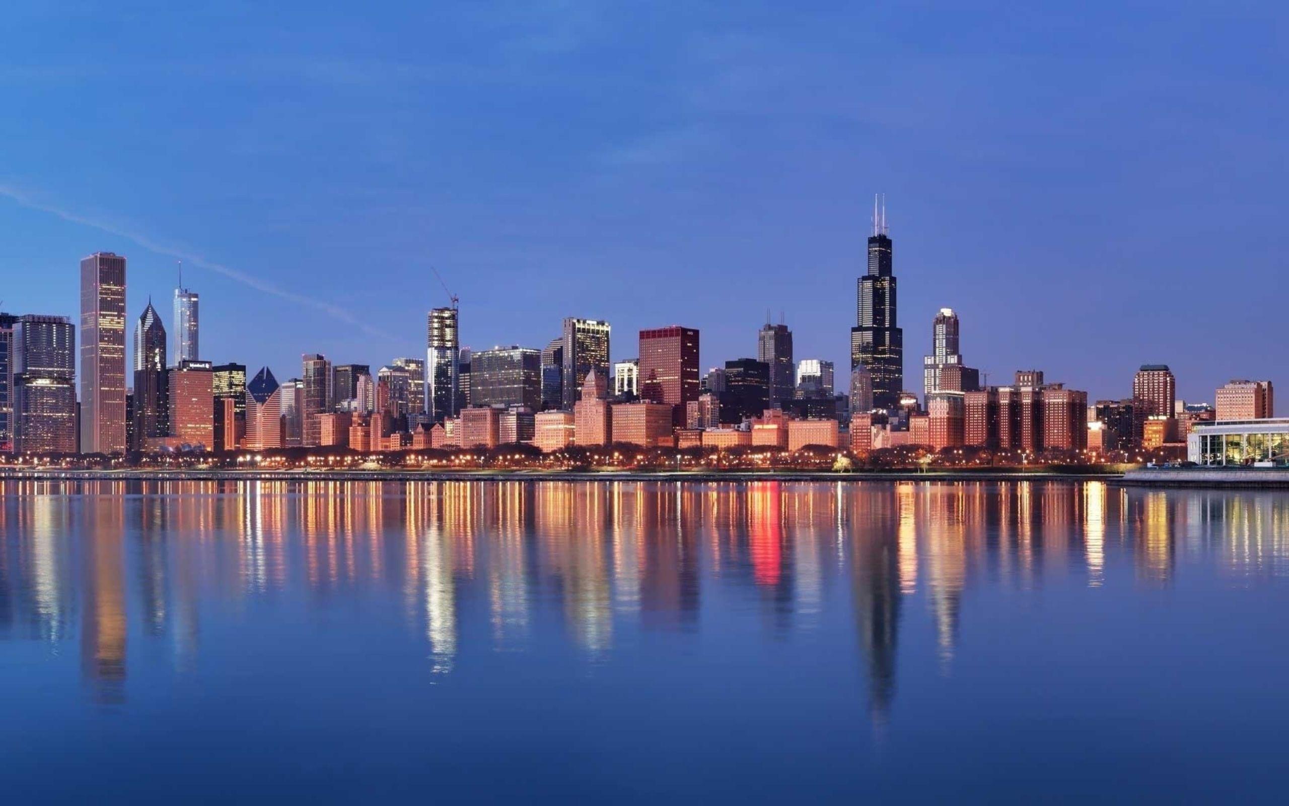 2560x1600 Lake Michigan MacBook Air Wallpaper Download