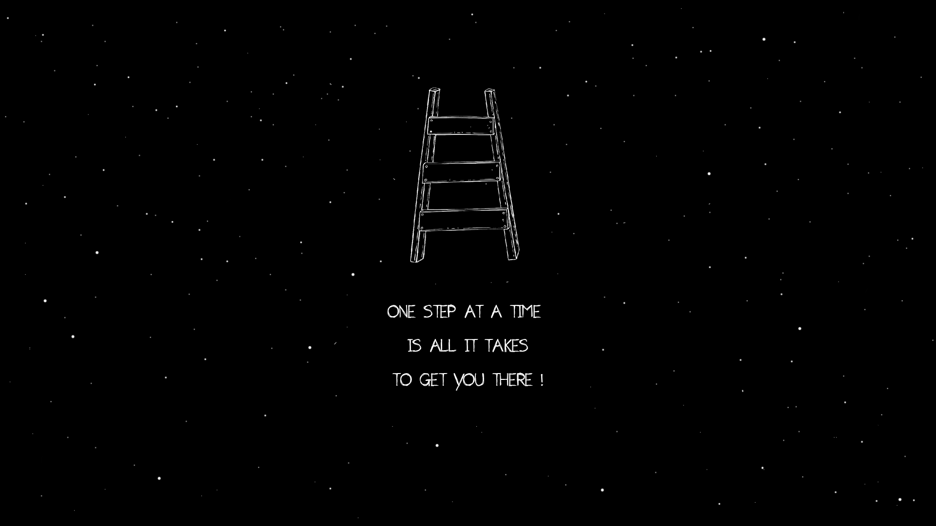 1920x1080 one step at a time is all it takes to get you there, keep going! by Glenn Paul Aby on Dribbble