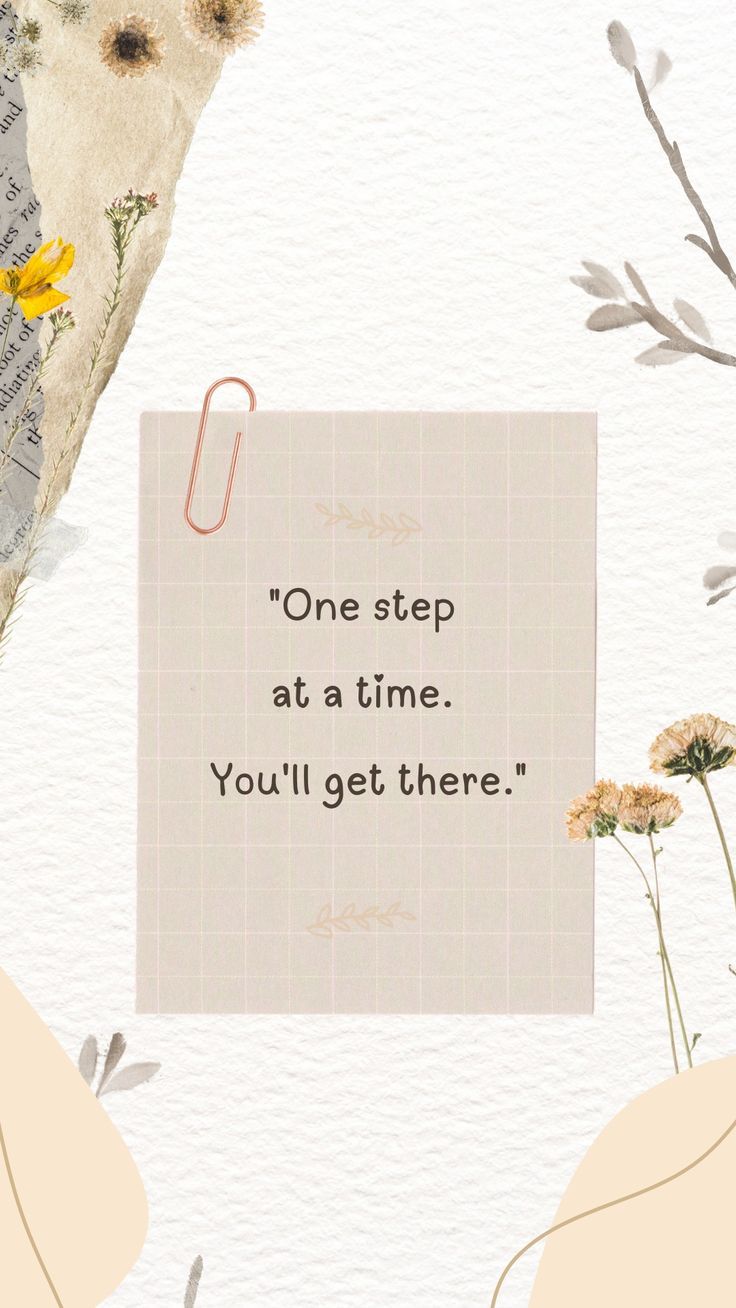 736x1308 Floral aesthetic motivational wallpaper