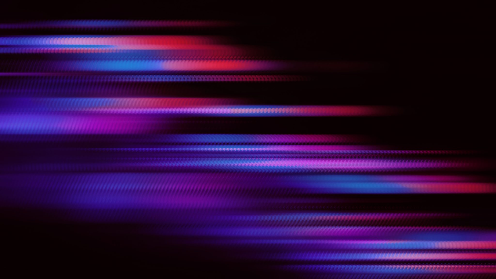 2048x1152 Led Light Speed Abstract Background Technology Motion Neon Stripe Colorful Pattern Blurred Prism Blue Purple Pink Lines Bright Futuristic Fluorescent Texture Black Backdrop Distorted Macro Photography