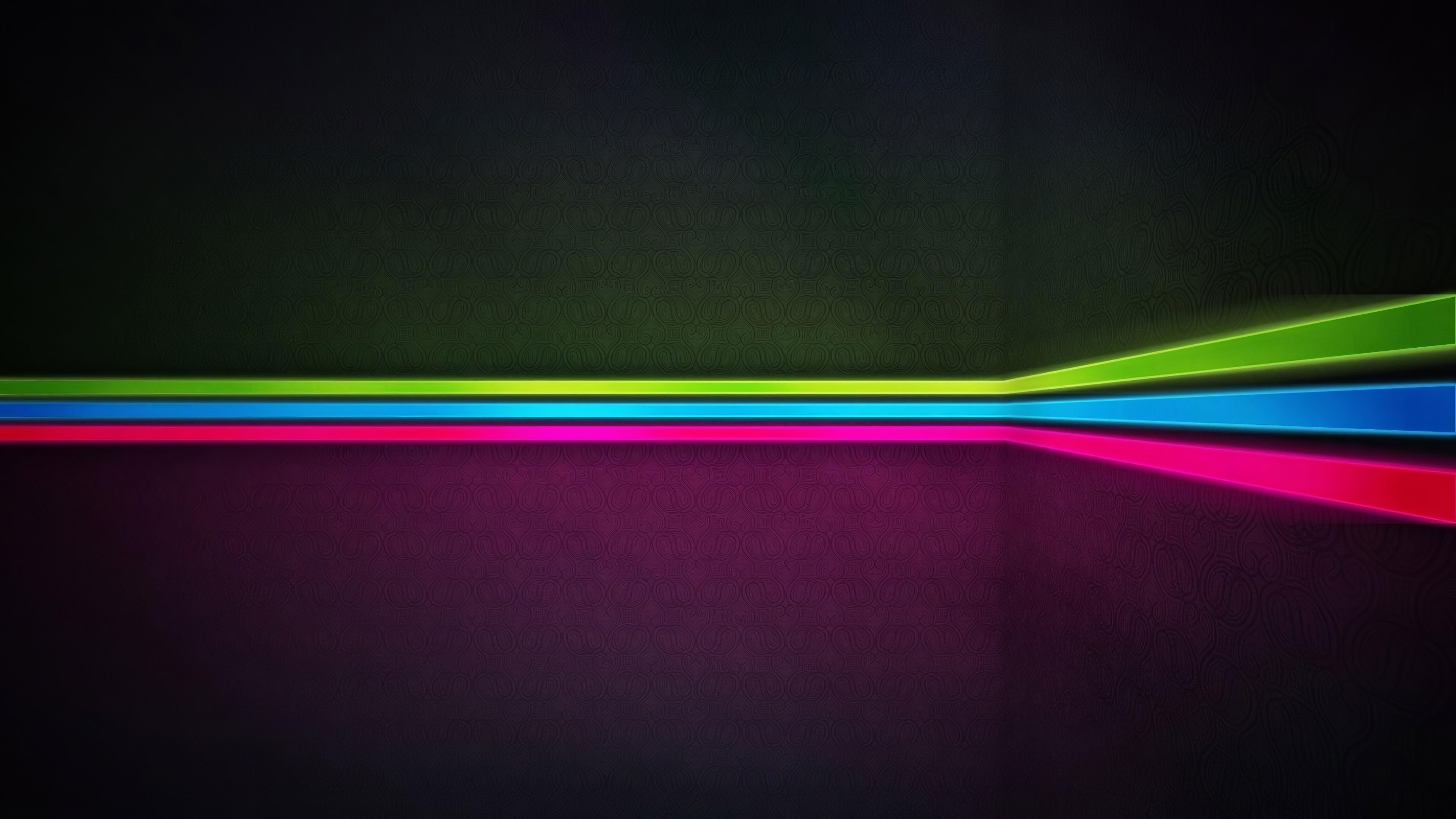 3840x2160 Neon Stripes Wall 4k Wallpaper, HD Abstract Wallpaper, 4k Wallpaper, Image, Background, Photos and Picture