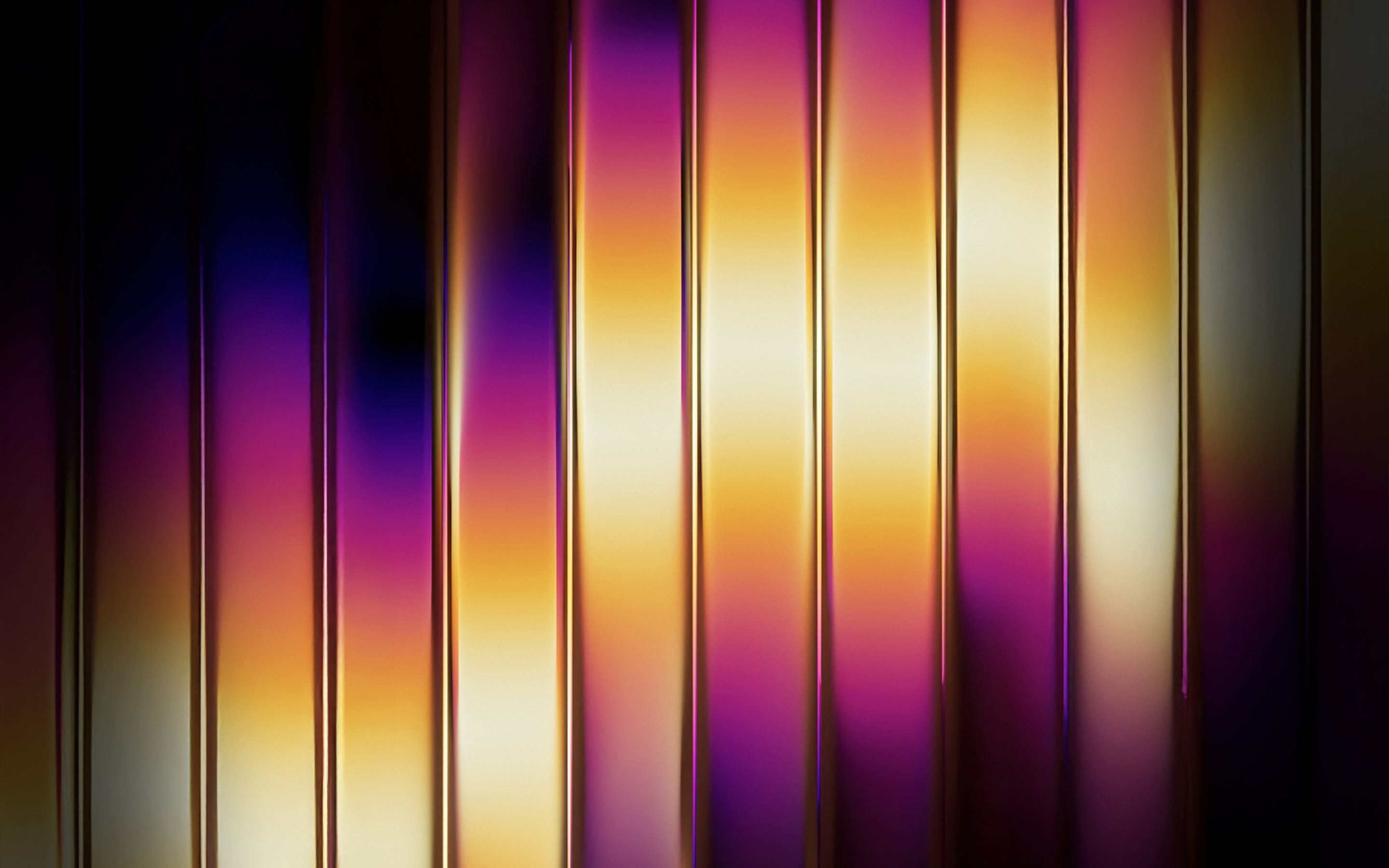 2880x1800 Golden Wallpaper 4K, Gradient stripes, Neon
