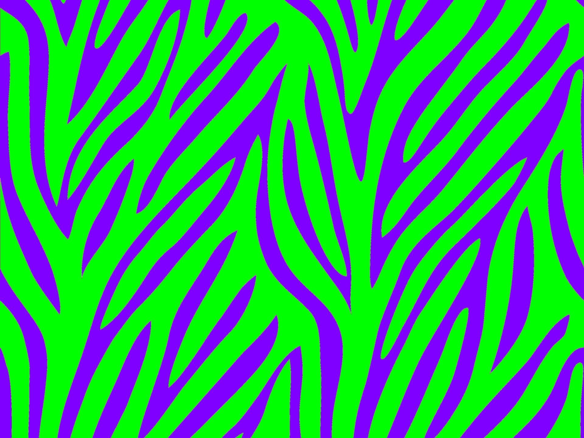 1920x1440 Neon Zebra