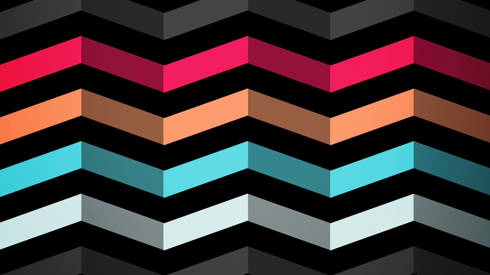 1920x1080 Neon Chevron Lines