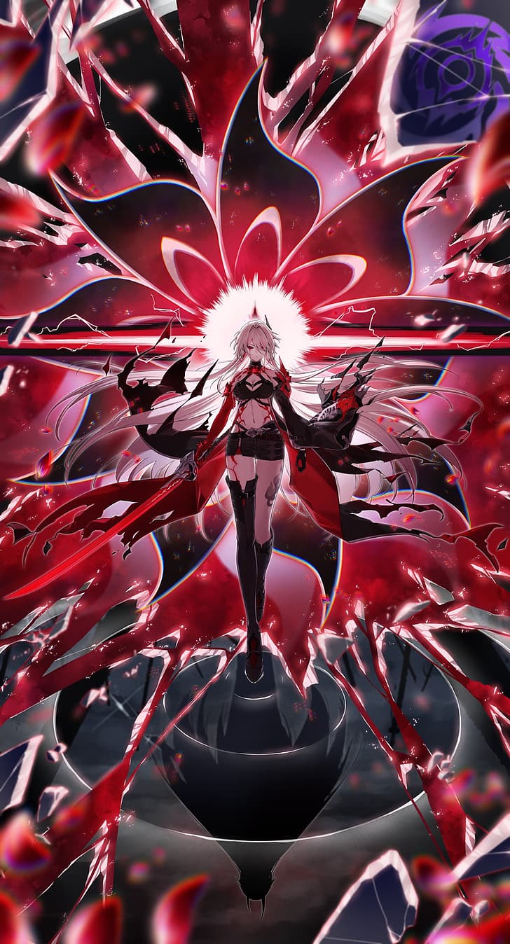728x1348 Acheron (Honkai: Star Rail) 1080P, 2K, 4K, 5K HD wallpaper free download