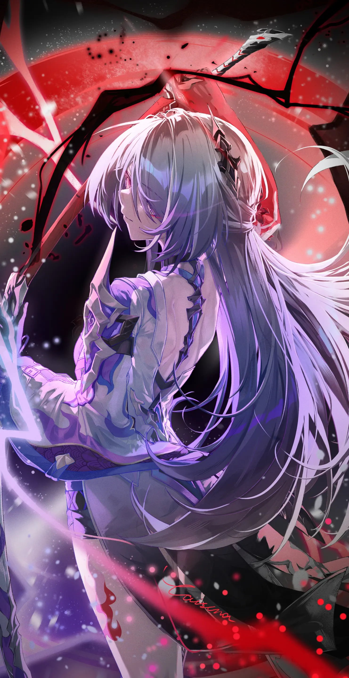 1482x2880 Free download. HD wallpaper: Acheron (Honkai: Star Rail)