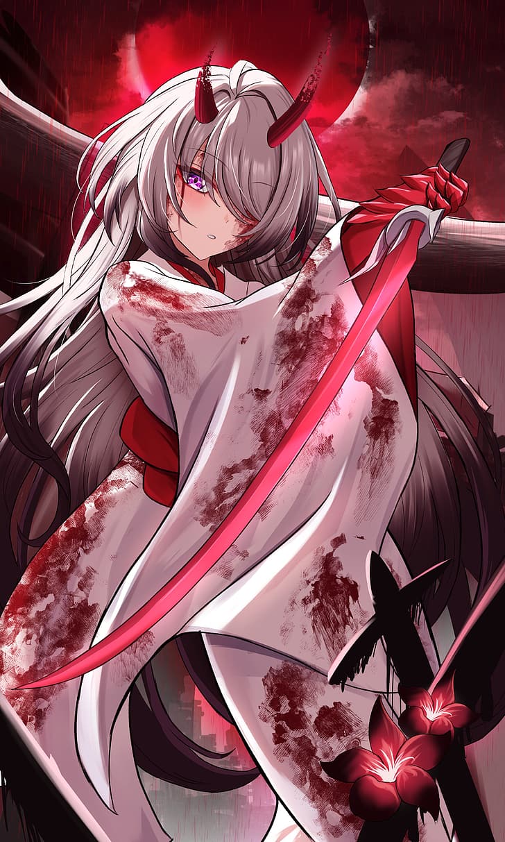 728x1213 1080x1800px. free download. HD wallpaper: Acheron (Honkai: Star Rail), anime girls