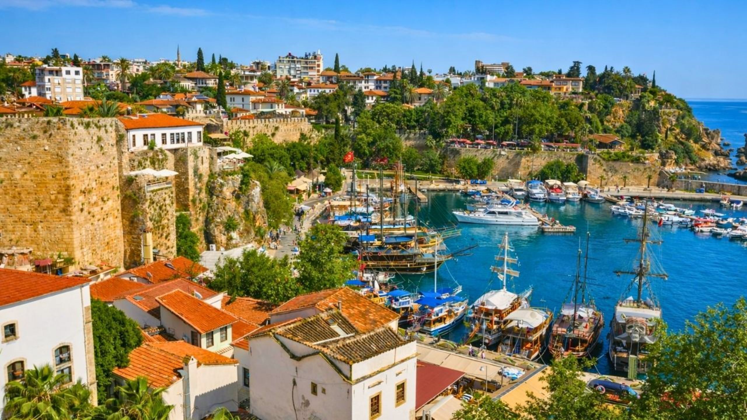 2560x1440 Antalya City Tour from Belek: With Waterfalls Cable Car & Boat Trip