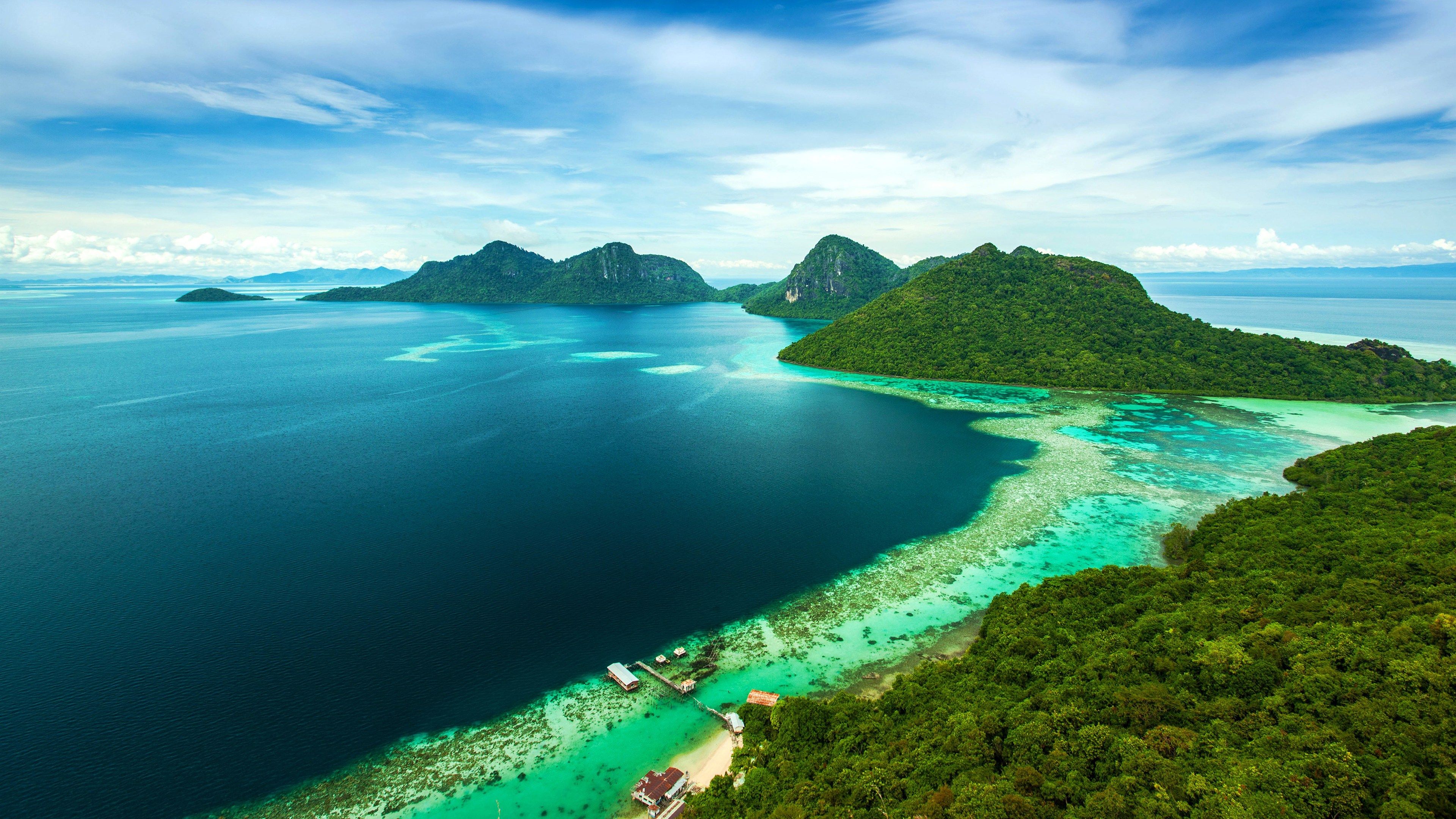 3840x2160 Tropical Island Seascape Sea 4K Wallpaper HD