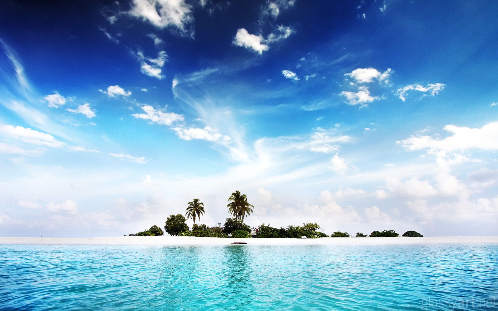 1680x1050 Cool Island Wallpaper