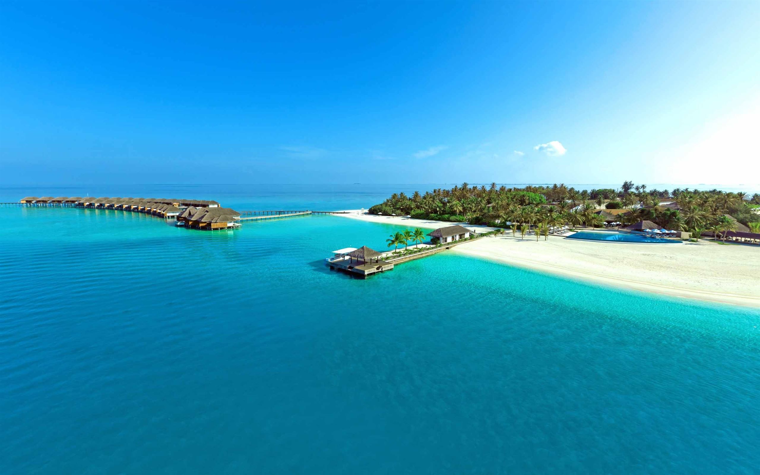 2560x1600 Tropical Island Paradise MacBook Air Wallpaper Download