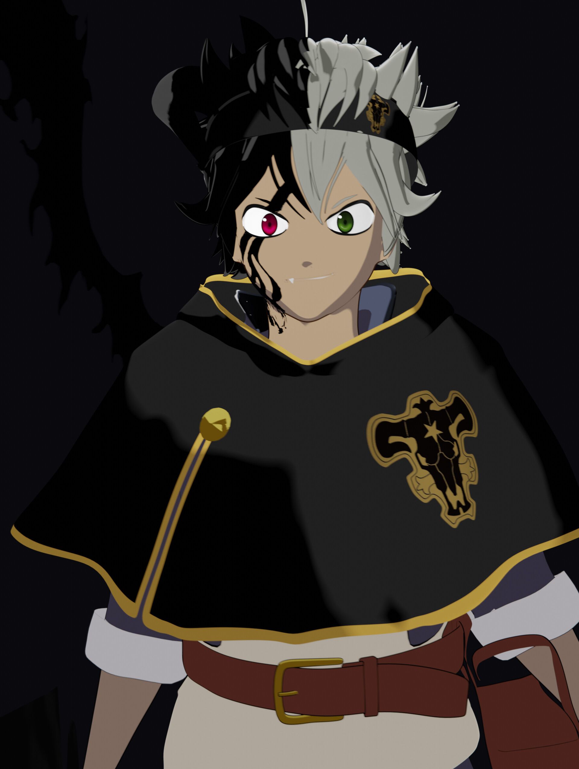 1920x2550 Asta(Black clover) 3D model