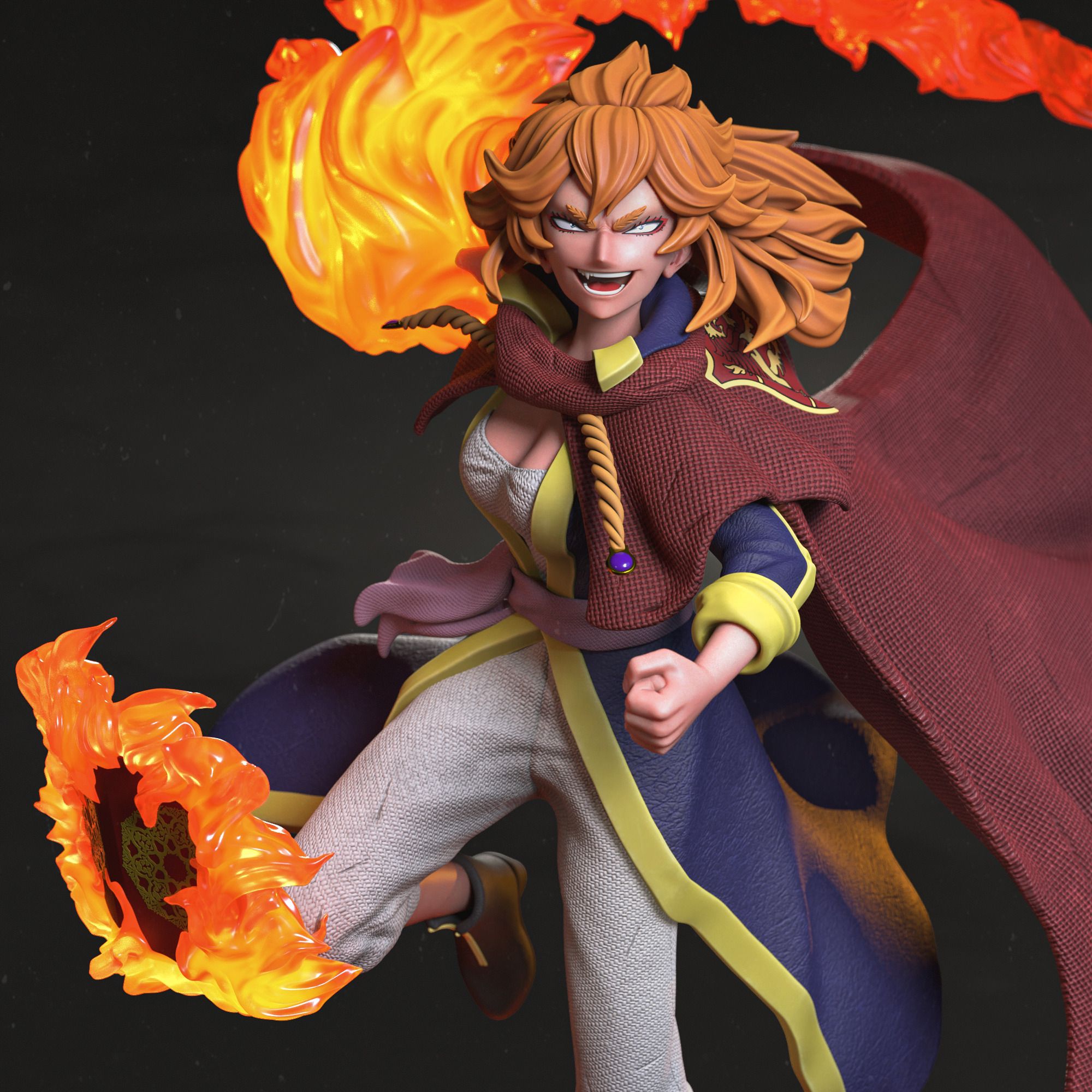 2000x2000 Mereoleona Clover 3D model 3D printable